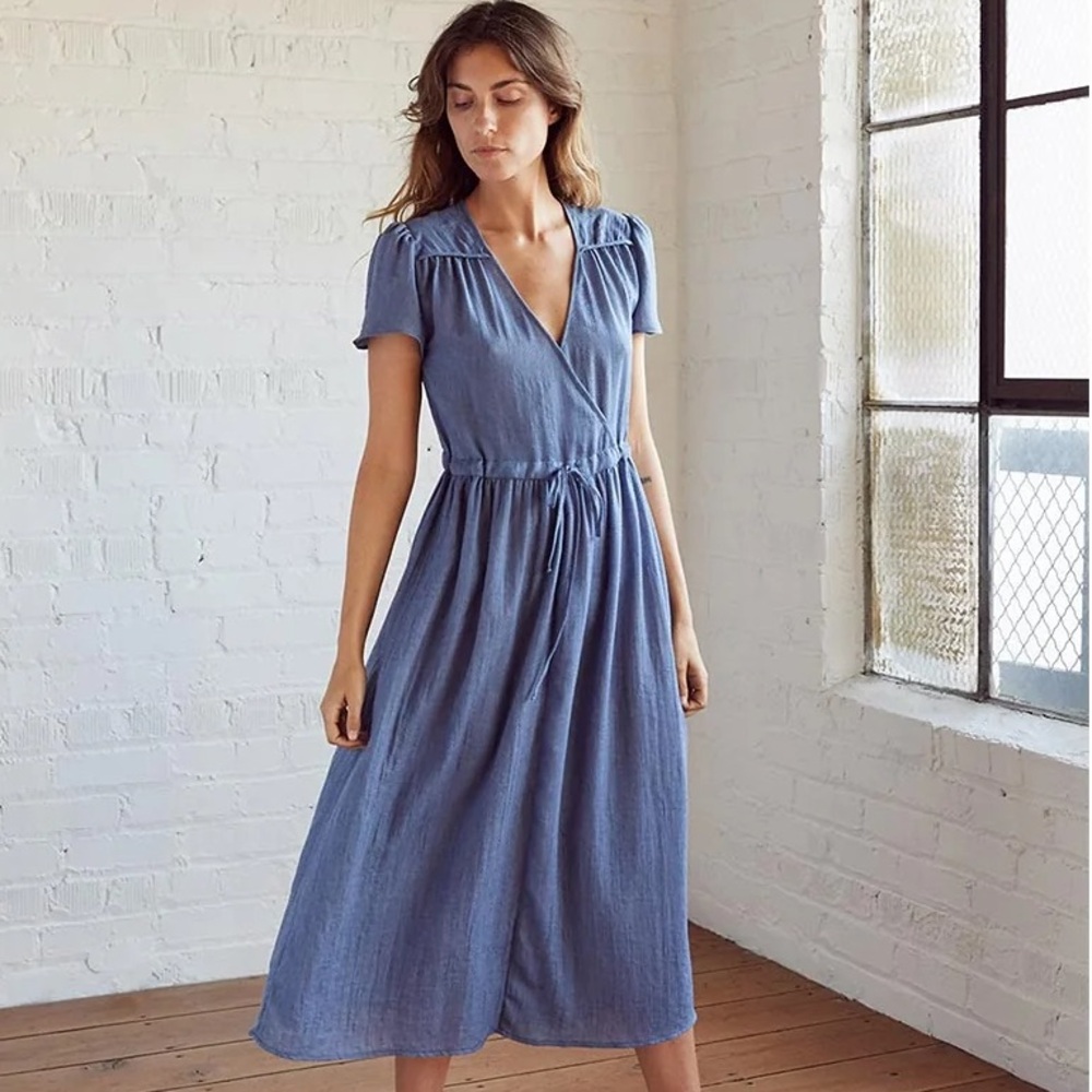 Christy Dawn the Dawn Dress - washed blue